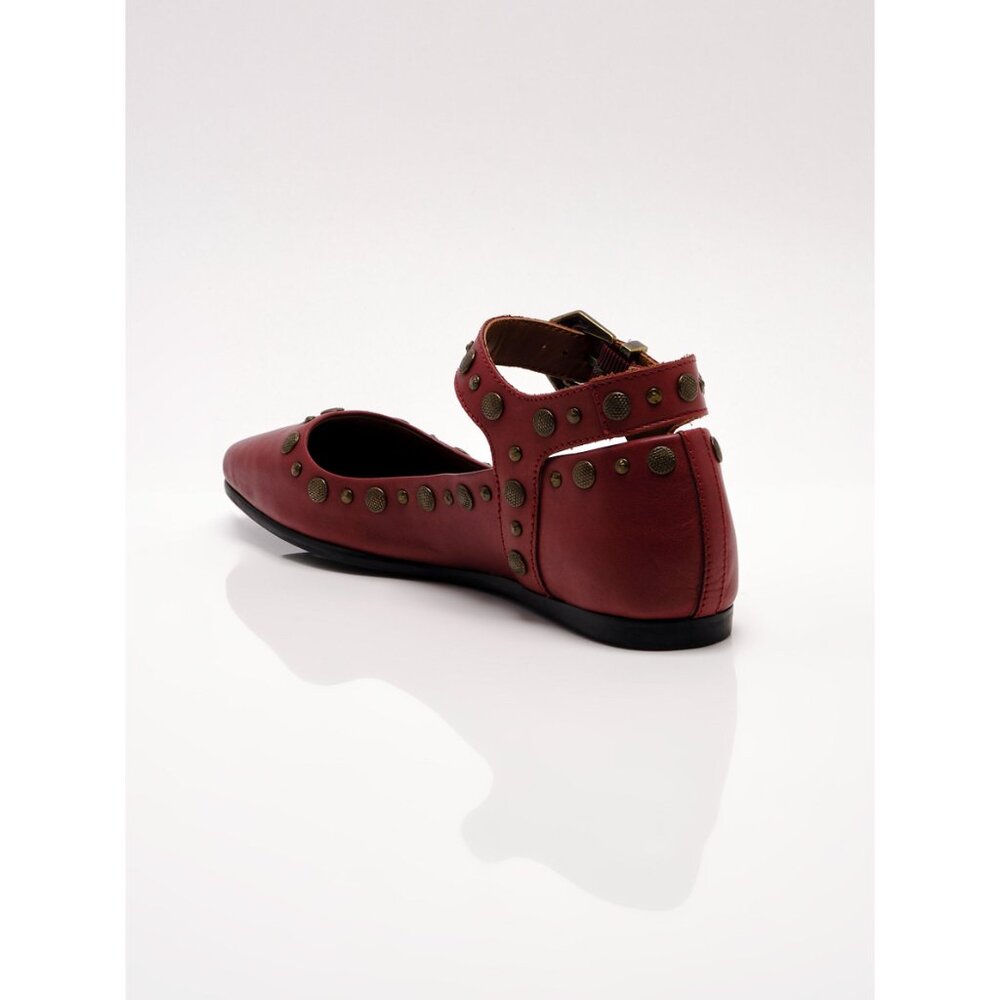 Free People Mystic Mary Jane Flats Hickory Leather New in Box - Picture 7 of 10